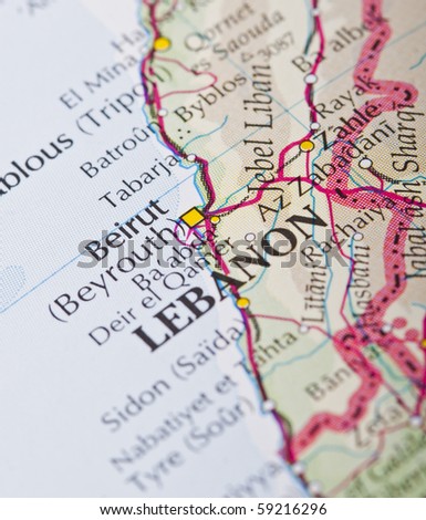 map of lebanon and jordan. New lebanon basic geographic