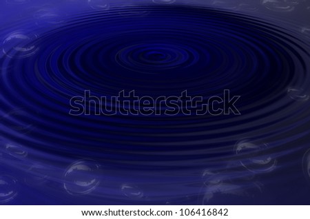 abstract dark blue water ripple wave