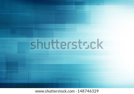 Abstract Blue Technology Background.