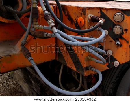 vintage cable of Truck equipment