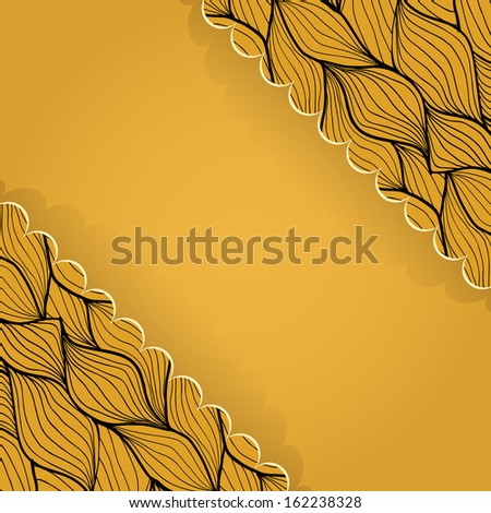 Lines seamless pattern. Seamless abstract hand-drawn pattern, floral background. Seamless pattern can be used for wallpaper, pattern fills, web page