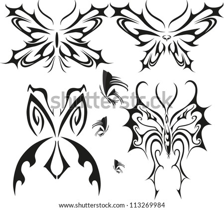 different butterfly tattoos