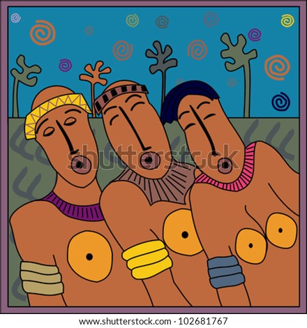 African Greeting Cards