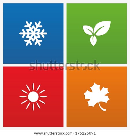 Vector illustration of seasons