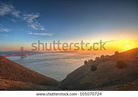 Golden Gate in San Francisco - Bay Area