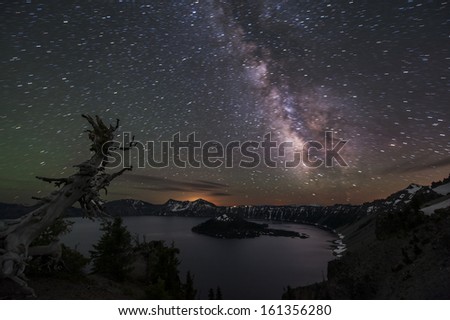 Milky Way at Crater Lake