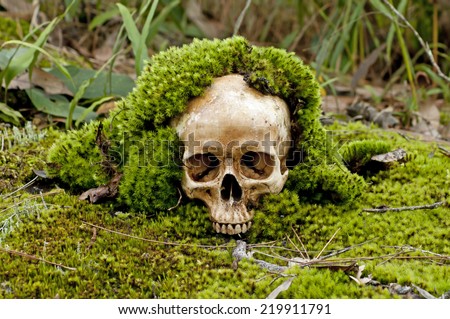 Moss was born in the skull