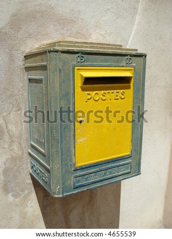 An old letter box