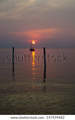 Sunset in Holland, Michigan