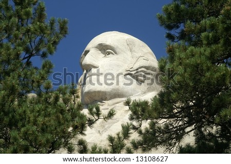 President George Washington at Mount Rushmore National Monument