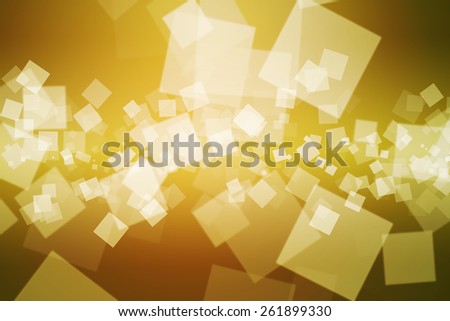 Abstract Background Golden square Blurred Lighting Reflecting