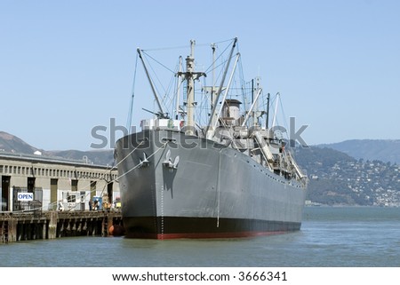 War ship dock in San Francisco also used for the movie titanic
