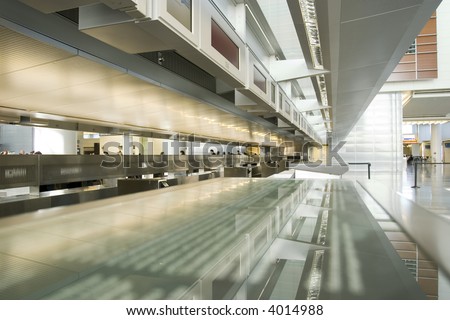Counter in San Francisco international airport
