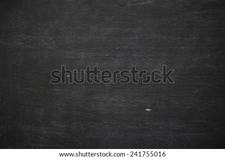 image of used blank horizontal blackboard background