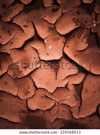 Dried mud background in the soil desert