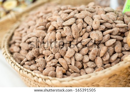 Almonds Roasted in Sunflower Oil and Sea Salt At the  Spanish Market