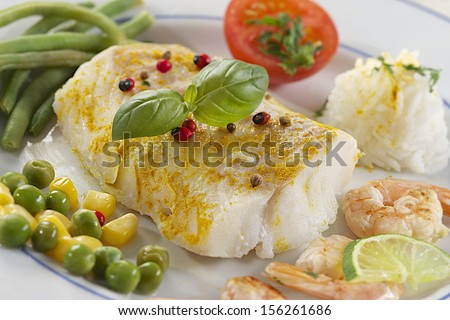Pad Cod Cod Fillet, Cooking Steam, Cod Fillet With Curry