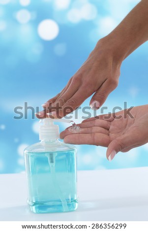 anti bacterial agent bottle for hand washing