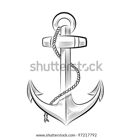 anchor drawing