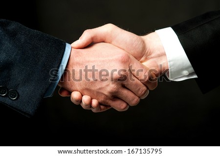 Business Handshake After Striking A Deal