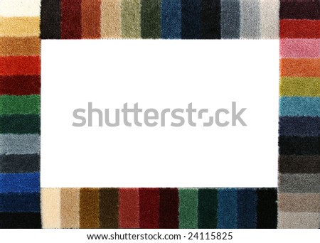 Samples of color of a carpet covering closeup. It is possible to use as a framework
