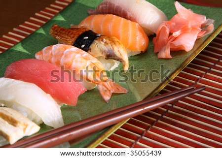 Sushi It is possible to use as a background