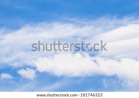 blue sky background with a tiny clouds,Aerial sky and clouds background