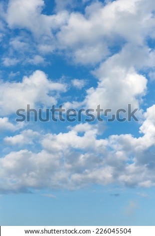 blue sky background with a tiny clouds,Aerial sky and clouds background