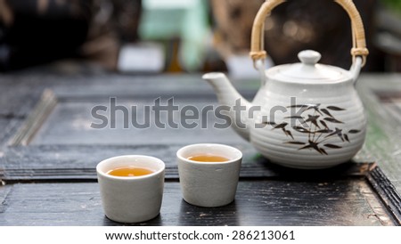 Set of China tea
