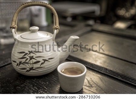 chinese tea time, chinese tea-Vintage Style