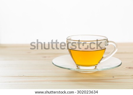 Glass cup of tea, Tea in glass cup