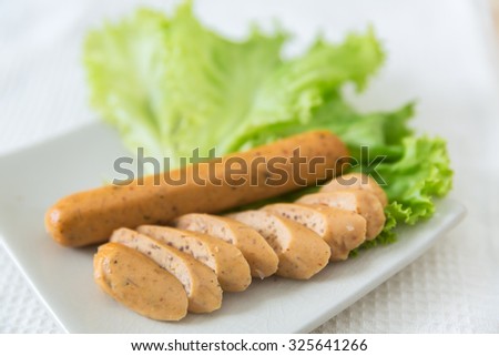 vegetarian sausage, tofu sausage- vegetarian festival
