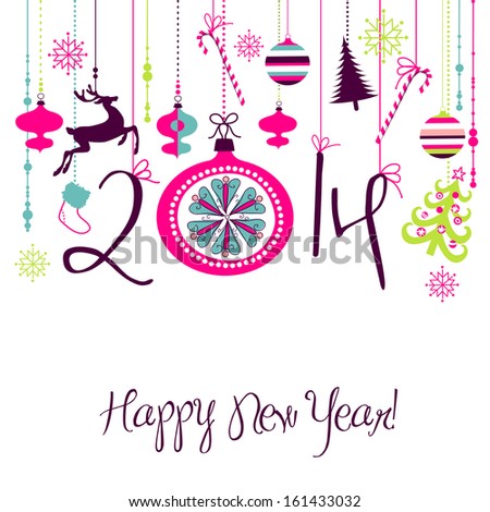 2014 Happy New Year background 2014 Happy New Year background