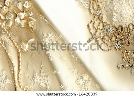 stock photo vintage wedding dress lace Lacey wedding invitations