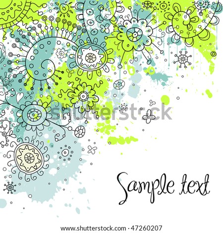 Doodles Of Flowers. Doodles and Flowers Vector