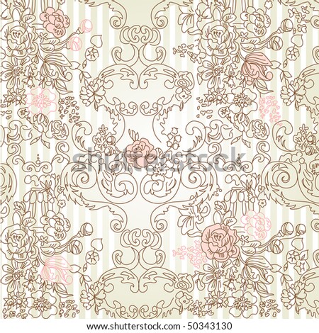 Floral on Seamless Floral Pattern Repeating White Floral Pattern Find Similar