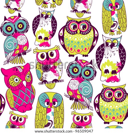 Colourful Owl