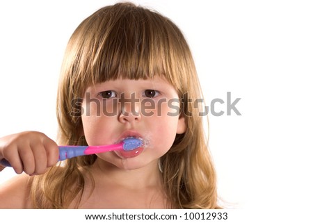stock photo : Little girl with