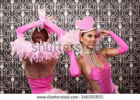 Burlesque dancer