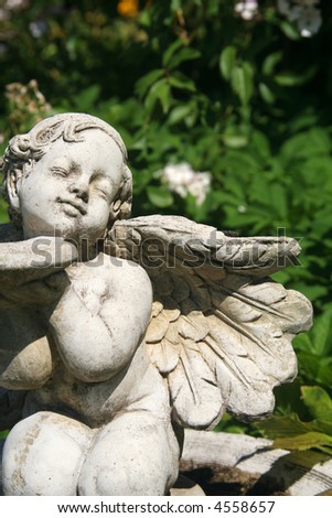 stock photo angel statue