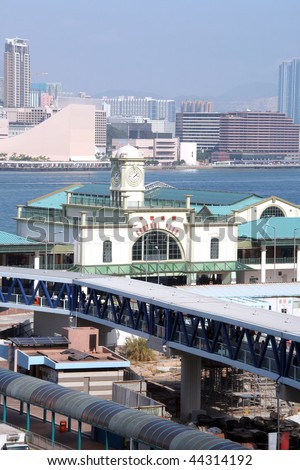 Star Ferry pier in Hong Kong