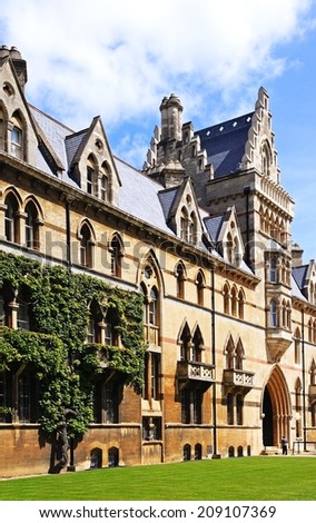 Oxford, United Kingdom - June 17, 2014 - The Meadow building which is part of Christ Church College, Oxford, Oxfordshire, England, UK, Western Europe, June 17, 2014.