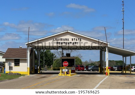 ANGOLA, LA Ã¢Â?Â? APRIL 11: The Louisiana State Penitentiary located in Angola, Louisiana on April 11, 2014. The Louisiana State Penitentiary is a prison farm nicknamed the Ã¢Â?Â?Alcatraz of the South.\