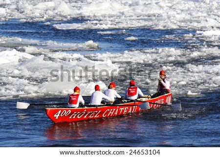 carnaval de quebec canoe racing. Quebec Carnival 2009: