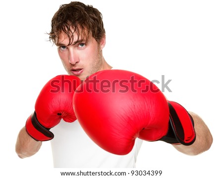 men punching