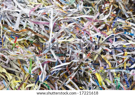 Paper shreds