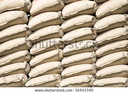 Cement bags