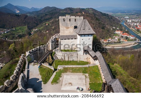 Celje castle, tourist attraction, Slovenia