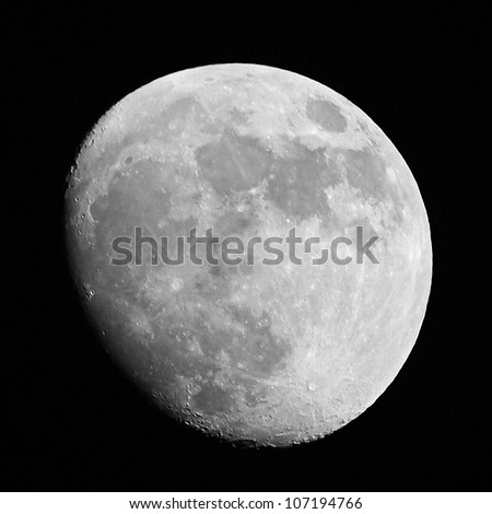 Full moon over the sky