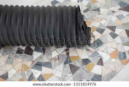 heat pump duct for air heating and ventilation